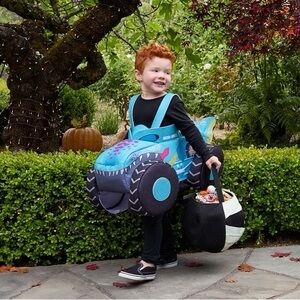 Pottery Barn Kids Blue and Black Monster Truck Costume